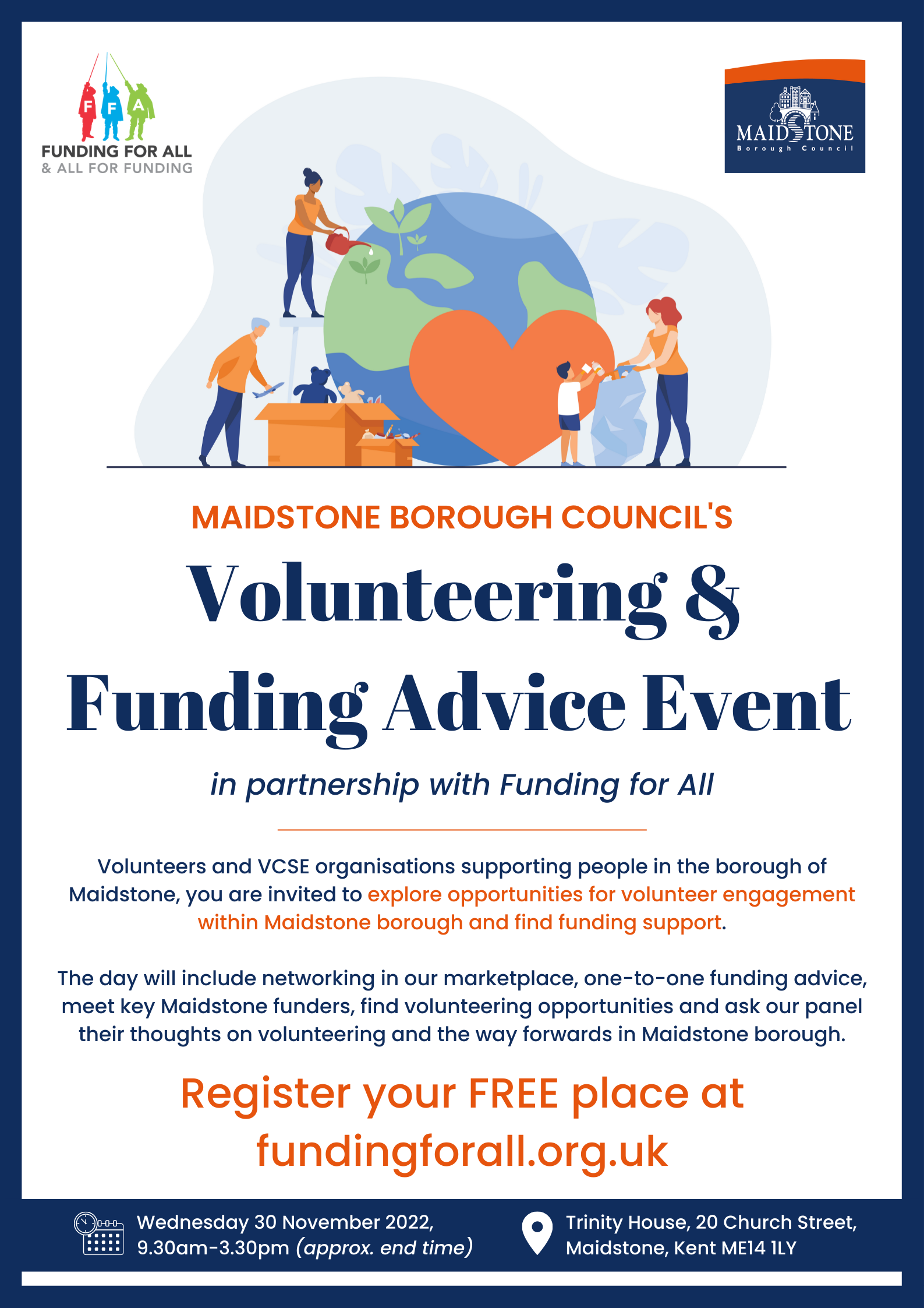 Volunteering & Funding Advice Event 