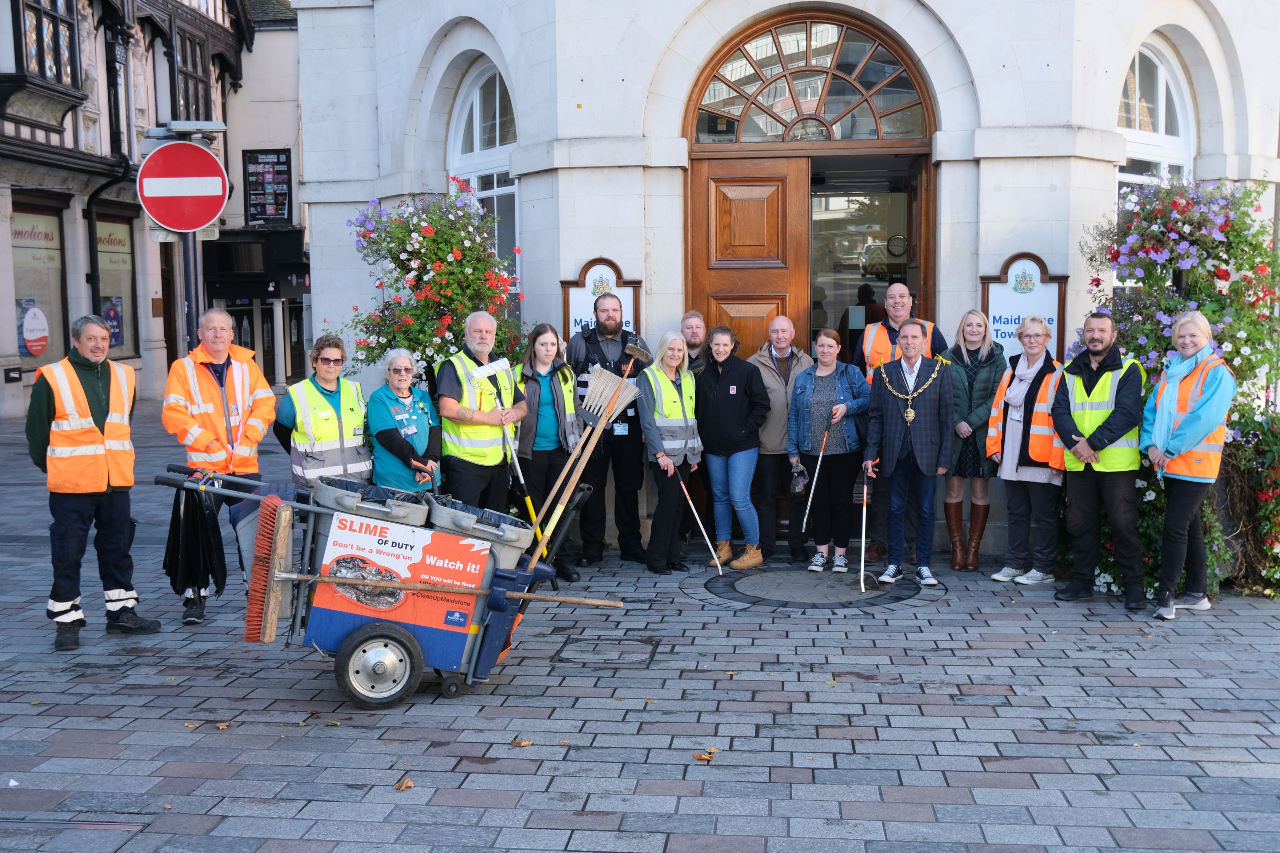 Businesses working together to #CleanUpMaidstone Town Centre image