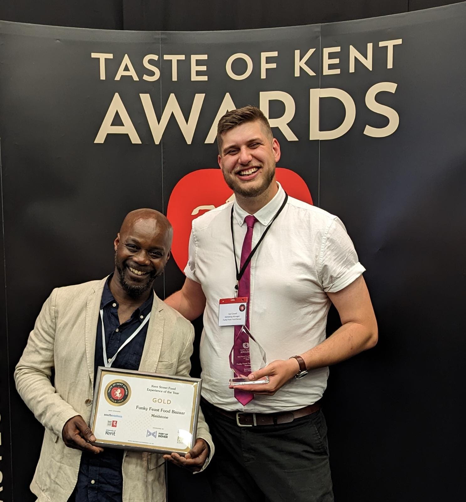 Funky Feast Food Bazaar at Lockmeadow wins Taste of Kent Award