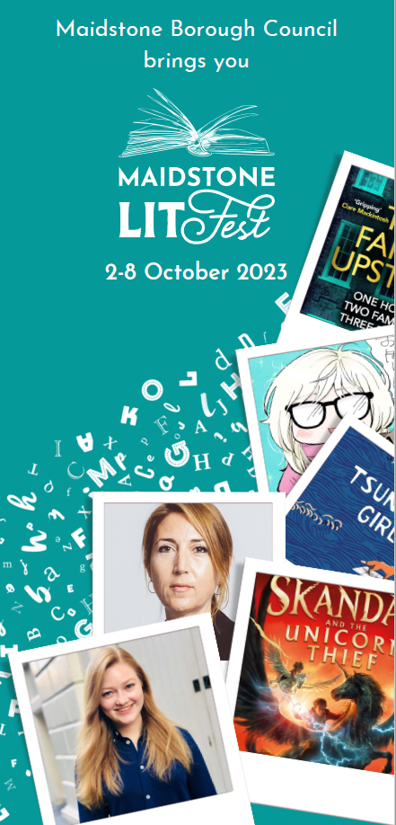 Headline authors announced for Maidstone’s first ever Litfest 