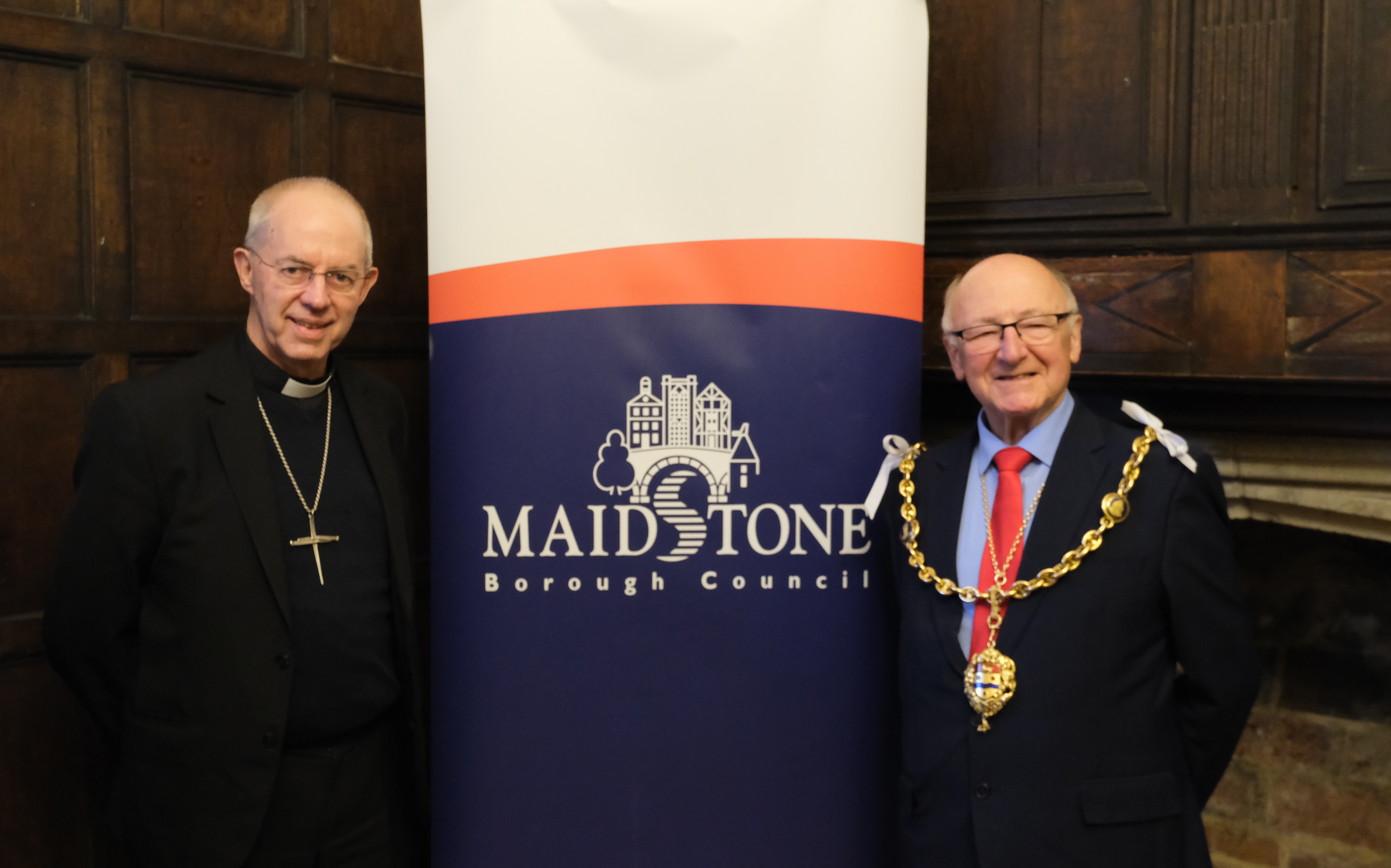 Mayor of Maidstone hosts reception for Archbishop of Canterbury