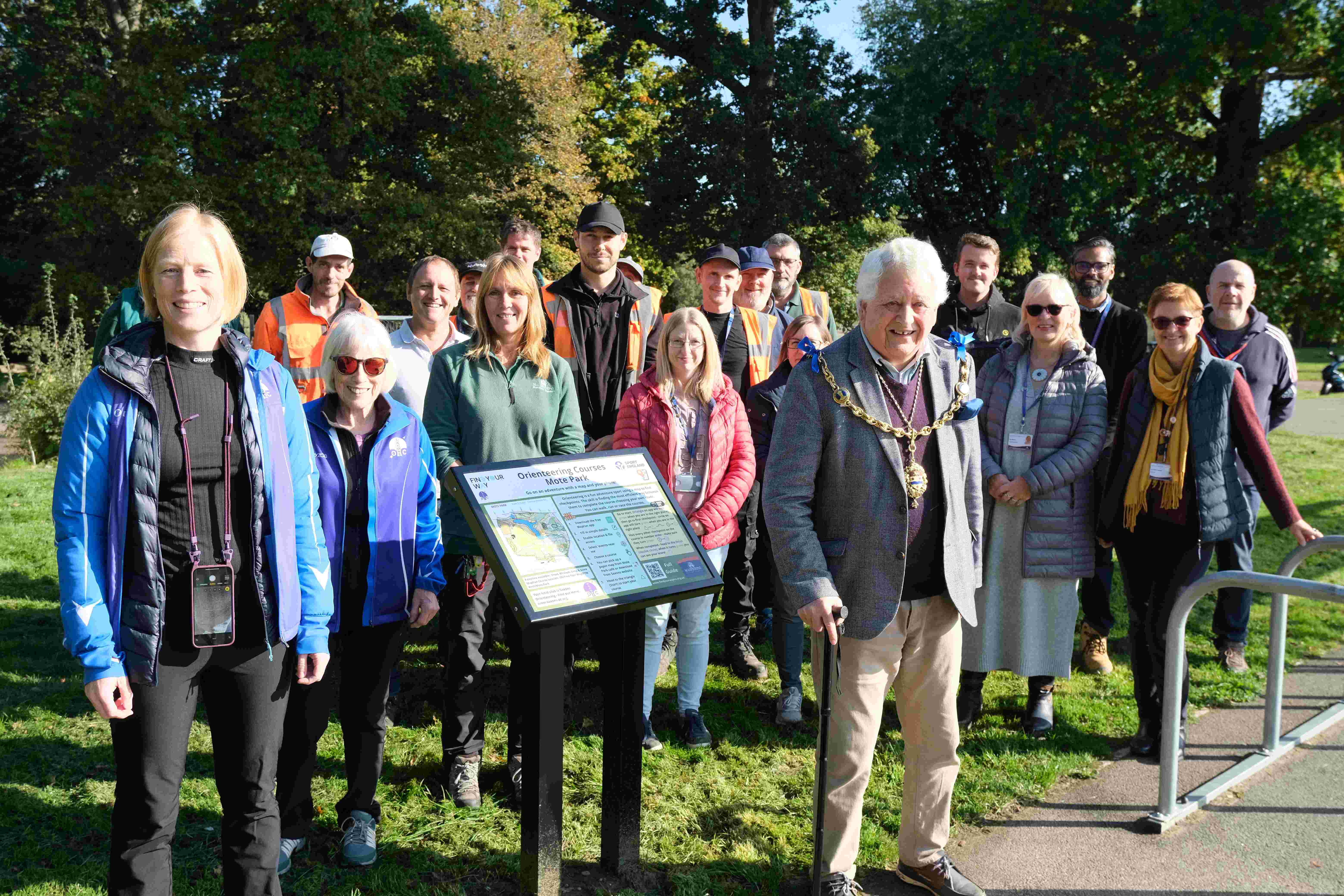 Orienteering in Mote Park