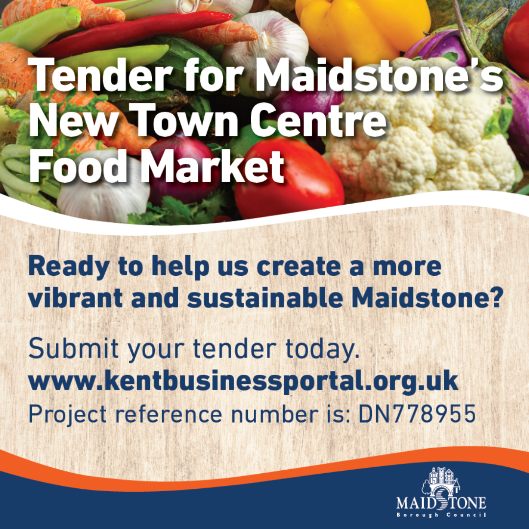 Maidstone Borough Council invites tenders for new Town Centre food market