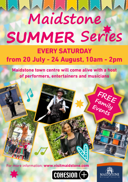 Free weekend summer fun and entertainment in Maidstone  image