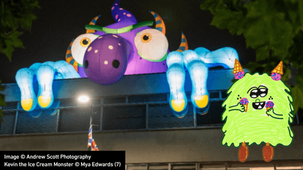 Image for As monsters prepare to descend on Maidstone, one colourful creature has been crowned their leader