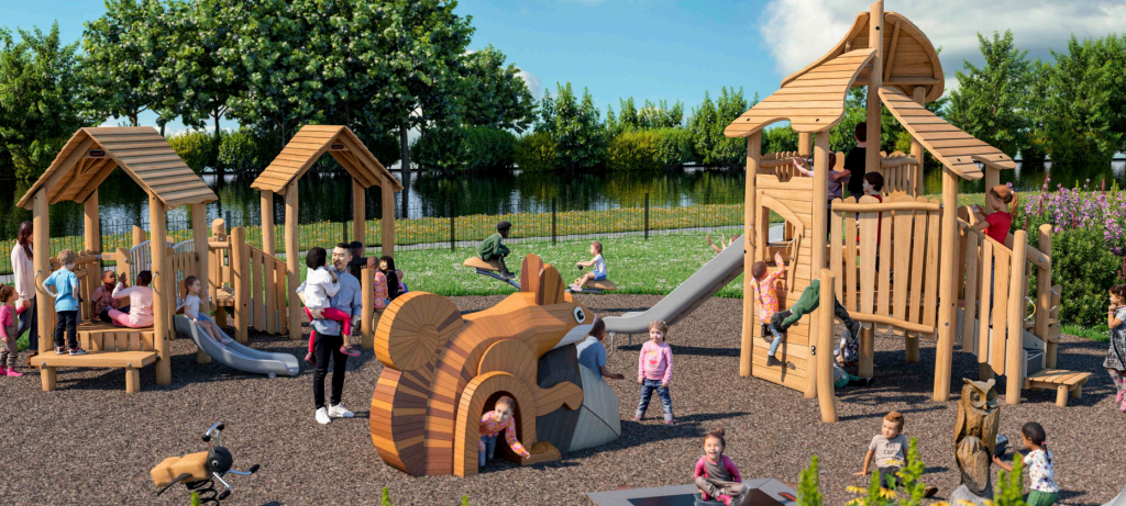 Maidstone school children vet new Lockmeadow play area plans image
