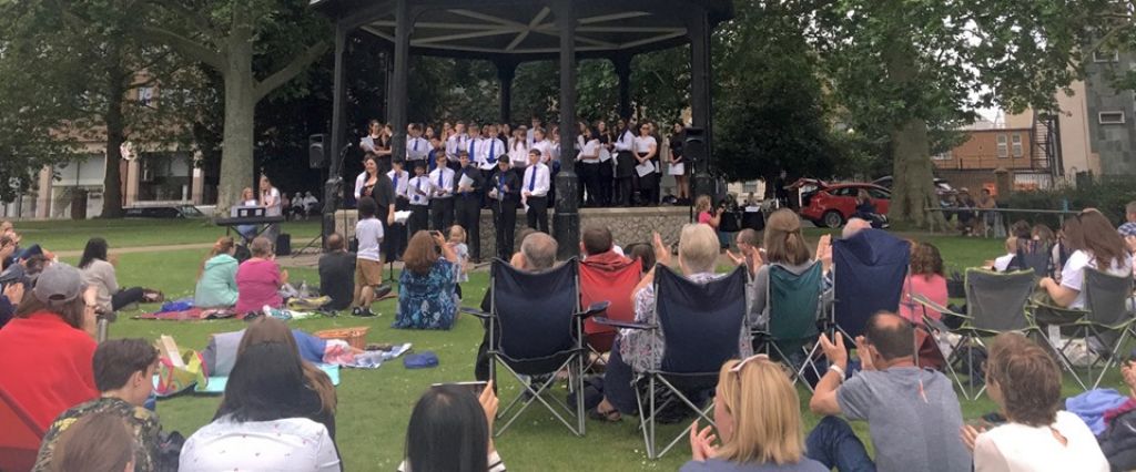 Young musicians big it up at the Bandstand