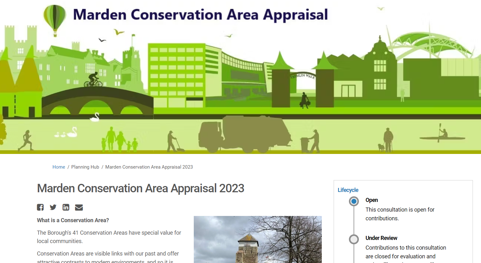 Have your say on Marden conservation area