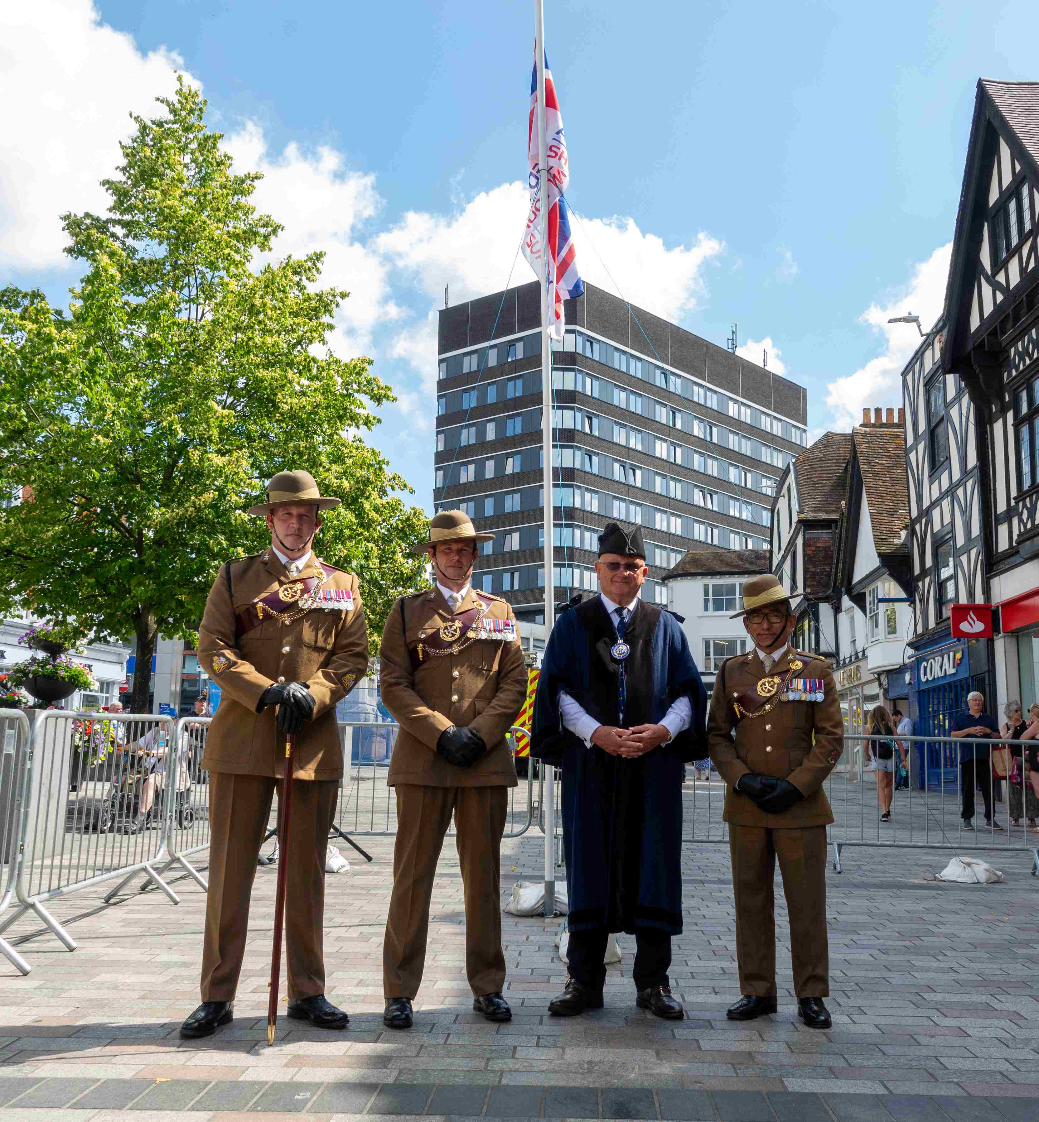 Deputy Mayor leads flag raising for Armed Forces Day image