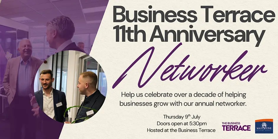 Businesses invited to celebrate 11 years of support at Maidstone’s Business Terrace