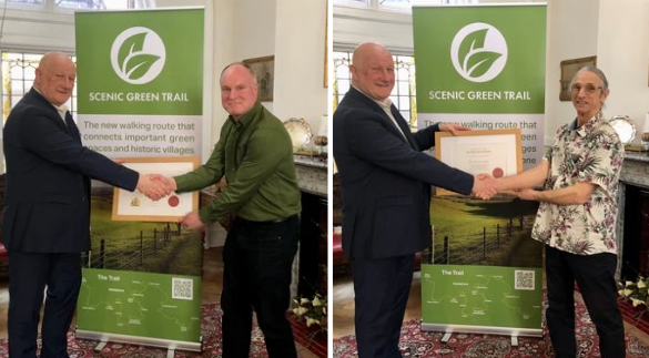 Local residents recognised for creating Maidstone Green Trail