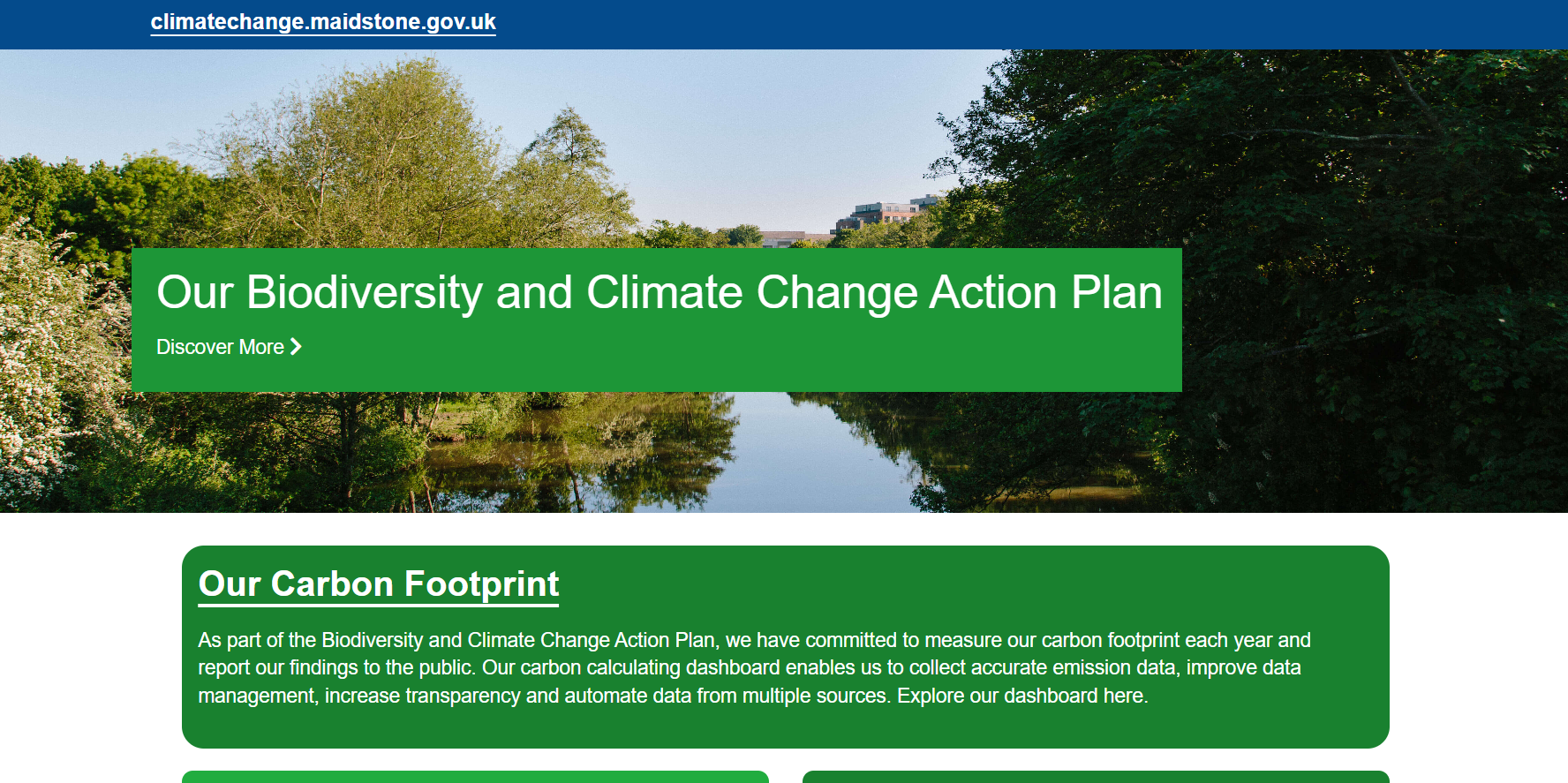Maidstone’s Climate Change website now live image