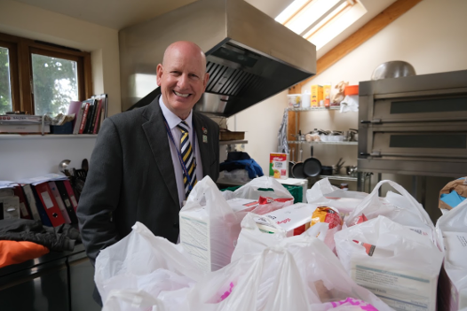 Cllr Naghi Cllr David Naghi at The Bread and Butter Thing - Blackthorn Trust