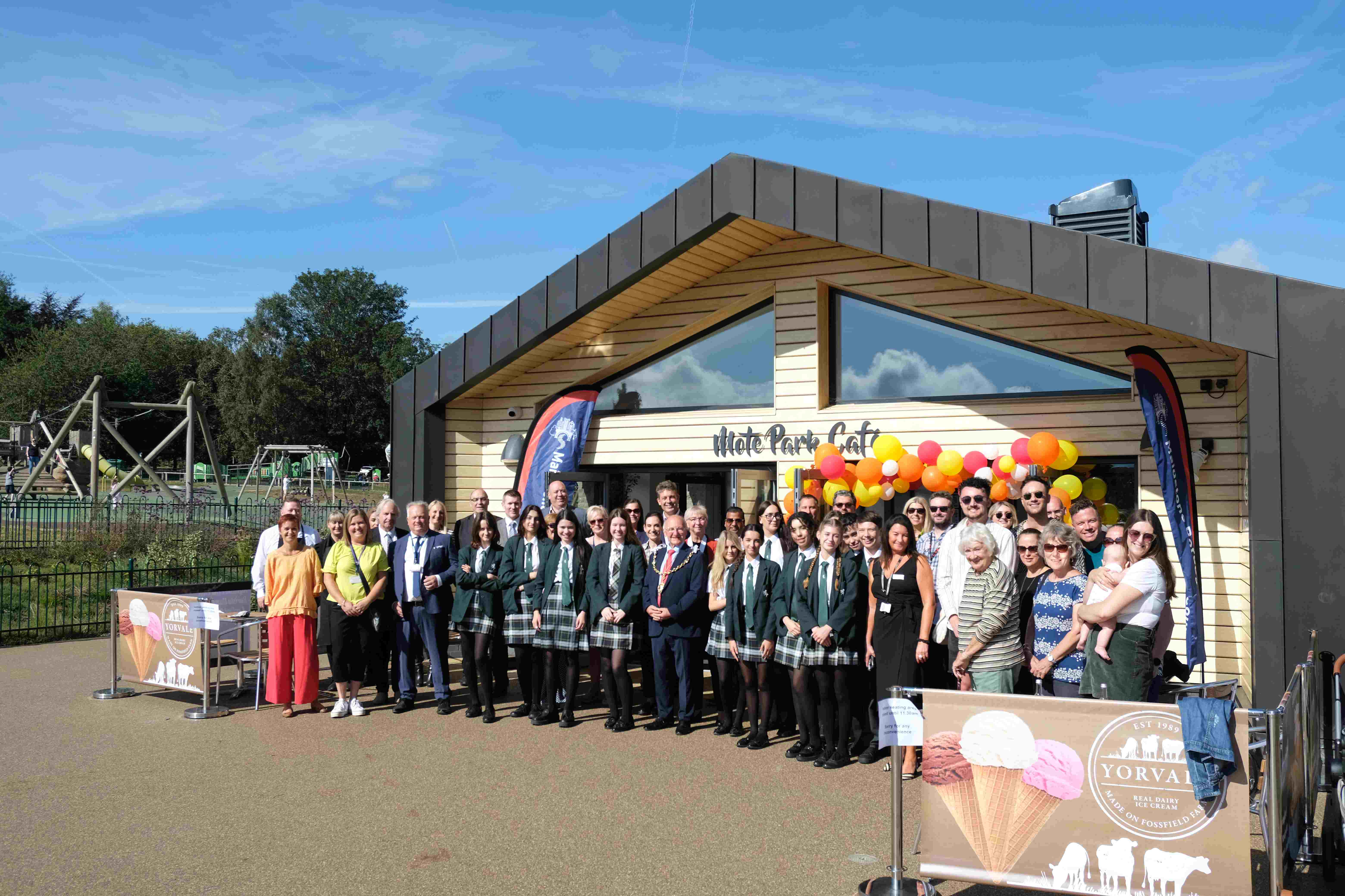 Maidstone Mayor officially opens Mote Park Café